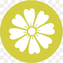 扁平化图标菊花符号-空若网 扁平化图标菊花符号-空若网