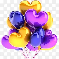 爱心飞舞氢气球-空若网 爱心飞舞氢气球-空若网