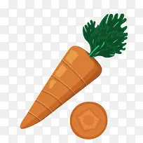 手绘胡萝卜-空若网 手绘胡萝卜-空若网