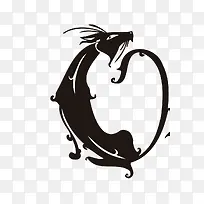 手绘卡通猫咪剪影-空若网 手绘卡通猫咪剪影-空若网