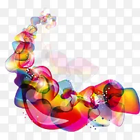 抽象炫彩元素-空若网 抽象炫彩元素-空若网