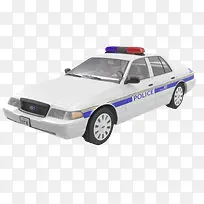 小型白色交警车子-空若网 小型白色交警车子-空若网