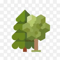 卡通小树素材-空若网 卡通小树素材-空若网