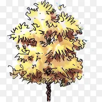 手绘小树立体创意-空若网 手绘小树立体创意-空若网