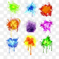 彩色时尚泼墨-空若网 彩色时尚泼墨-空若网