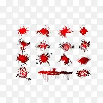 时尚彩色泼墨矢量素材-空若网 时尚彩色泼墨矢量素材-空若网