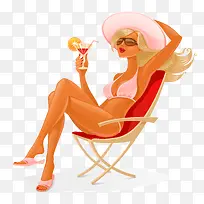 时尚女孩矢量-空若网 时尚女孩矢量-空若网