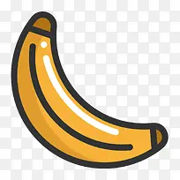 扁平化香蕉PNG下载-空若网 扁平化香蕉PNG下载-空若网