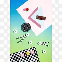 蓝青色背景前的食物-空若网 蓝青色背景前的食物-空若网