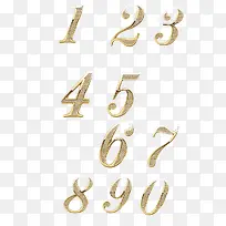 金色钻石阿拉伯数字-空若网 金色钻石阿拉伯数字-空若网