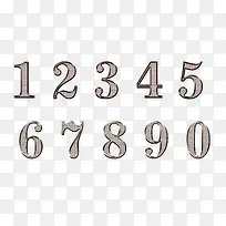 银边钻石阿拉伯数字-空若网 银边钻石阿拉伯数字-空若网