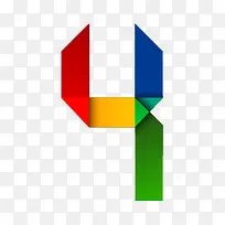 折纸数字-空若网 折纸数字-空若网