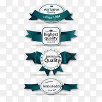 矢量绸带牌子-空若网 矢量绸带牌子-空若网