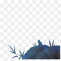 手绘青山书本插画-空若网 手绘青山书本插画-空若网