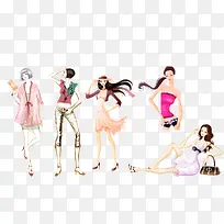 时尚插画-空若网 时尚插画-空若网