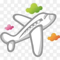 飞机png矢量素材-空若网 飞机png矢量素材-空若网