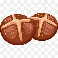 咖啡色卡通饼干-空若网 咖啡色卡通饼干-空若网
