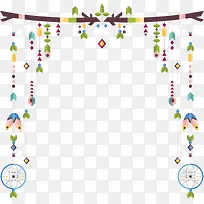 羽毛装饰树枝挂饰-空若网 羽毛装饰树枝挂饰-空若网