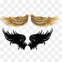 简单的翅膀素材图片-空若网 简单的翅膀素材图片-空若网