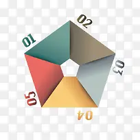 矢量五边形数据表框-空若网 矢量五边形数据表框-空若网