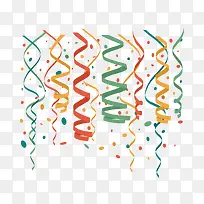 彩色丝带和碎屑-空若网 彩色丝带和碎屑-空若网