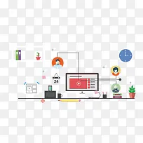 网站设计图标背景-空若网 网站设计图标背景-空若网