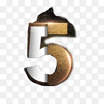 金色炫酷数字-空若网 金色炫酷数字-空若网