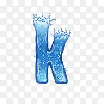 水花溅落字母k-空若网 水花溅落字母k-空若网