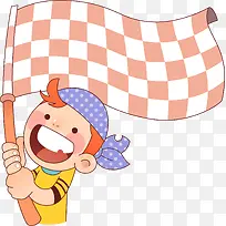 摇旗的男孩-空若网 摇旗的男孩-空若网