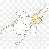 卡通飞翔男孩-空若网 卡通飞翔男孩-空若网