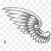 手绘翅膀-空若网 手绘翅膀-空若网