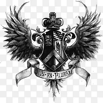 黑色翅膀徽章-空若网 黑色翅膀徽章-空若网