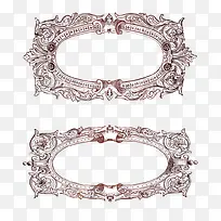 精美欧式花纹边框矢量-空若网 精美欧式花纹边框矢量-空若网