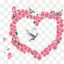 和平鸽爱心-空若网 和平鸽爱心-空若网