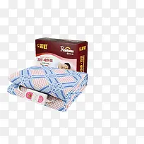 蓝色格子形状的彩虹电热毯-空若网 蓝色格子形状的彩虹电热毯-空若网