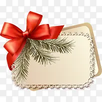 蝴蝶结松枝标签-空若网 蝴蝶结松枝标签-空若网