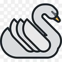 天鹅图标-空若网 天鹅图标-空若网