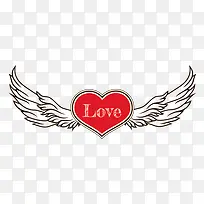 爱心翅膀-空若网 爱心翅膀-空若网