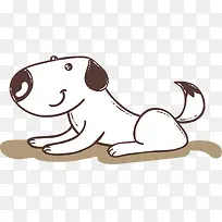 趴着的狗狗PNG下载-空若网 趴着的狗狗PNG下载-空若网