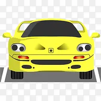汽车插画矢量图-空若网 汽车插画矢量图-空若网