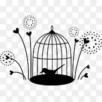 时尚鸟笼背景-空若网 时尚鸟笼背景-空若网