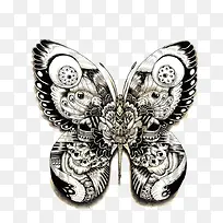 蝴蝶触角黑色素材-空若网 蝴蝶触角黑色素材-空若网