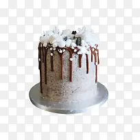 圣诞巧克力雪花蛋糕-空若网 圣诞巧克力雪花蛋糕-空若网