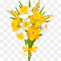 郁金香插花艺术-水仙花-空若网 郁金香插花艺术-水仙花-空若网