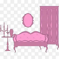 矢量欧式家具海报背景素材-空若网 矢量欧式家具海报背景素材-空若网