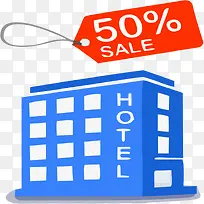 酒店促销插画-空若网 酒店促销插画-空若网