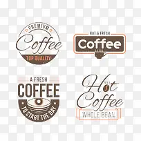 古典咖啡风格贴纸-空若网 古典咖啡风格贴纸-空若网