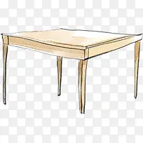 卡通手绘桌子-空若网 卡通手绘桌子-空若网