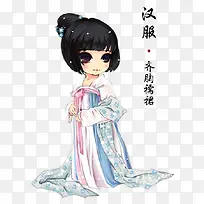 手绘古典美女-空若网 手绘古典美女-空若网