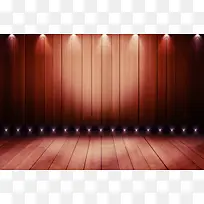 木板灯光背景-空若网 木板灯光背景-空若网